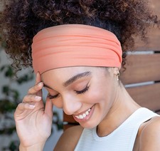 Solid Color Workout Hairbands 32PCS - Elastic Sweat-Absorbent Yoga Headbands