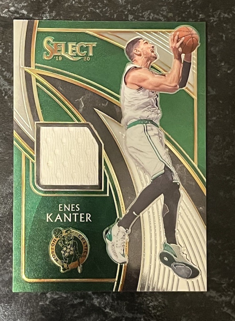 2019 Panini Select Basketball Select Swatches Enes Kanter Game Used Jersey view 1