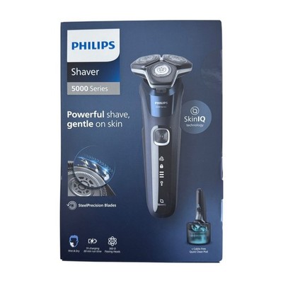PHILIPS S5885/50 Elektrorasierer Series 5000 Dunkelblau/Schwarz SteelPrecision