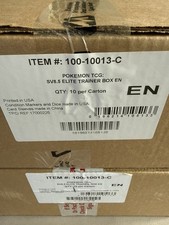 *POKEMON* - Prismatic Evolutions 10x ETB Elite Trainer Box Case. New & Sealed ⭐