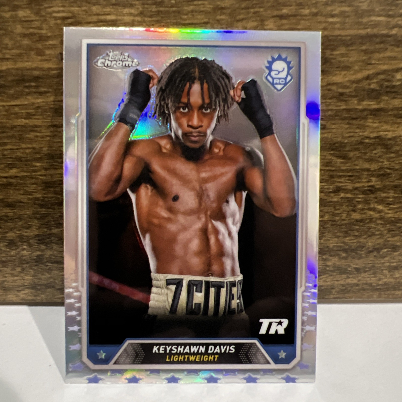 2024 Topps Chrome Boxing KEYSHAWN DAVIS Rookei Refractor #5