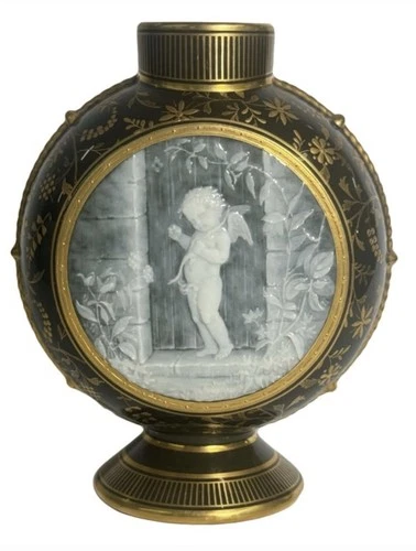 Beautiful Minton Pate Sur Pate Vase