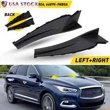 Windshield Wiper Side Cowl Extension Cover Trim For Infiniti QX60 3.5L 2016-2020