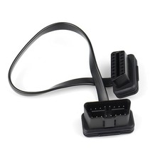 OBD II OBD2 16 Pin Male to Female Ribbon Extension Diagnostic Cable, Extension C