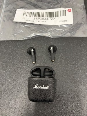 As-is Marshall Minor III True Wireless In-Ear Headphones - Black -