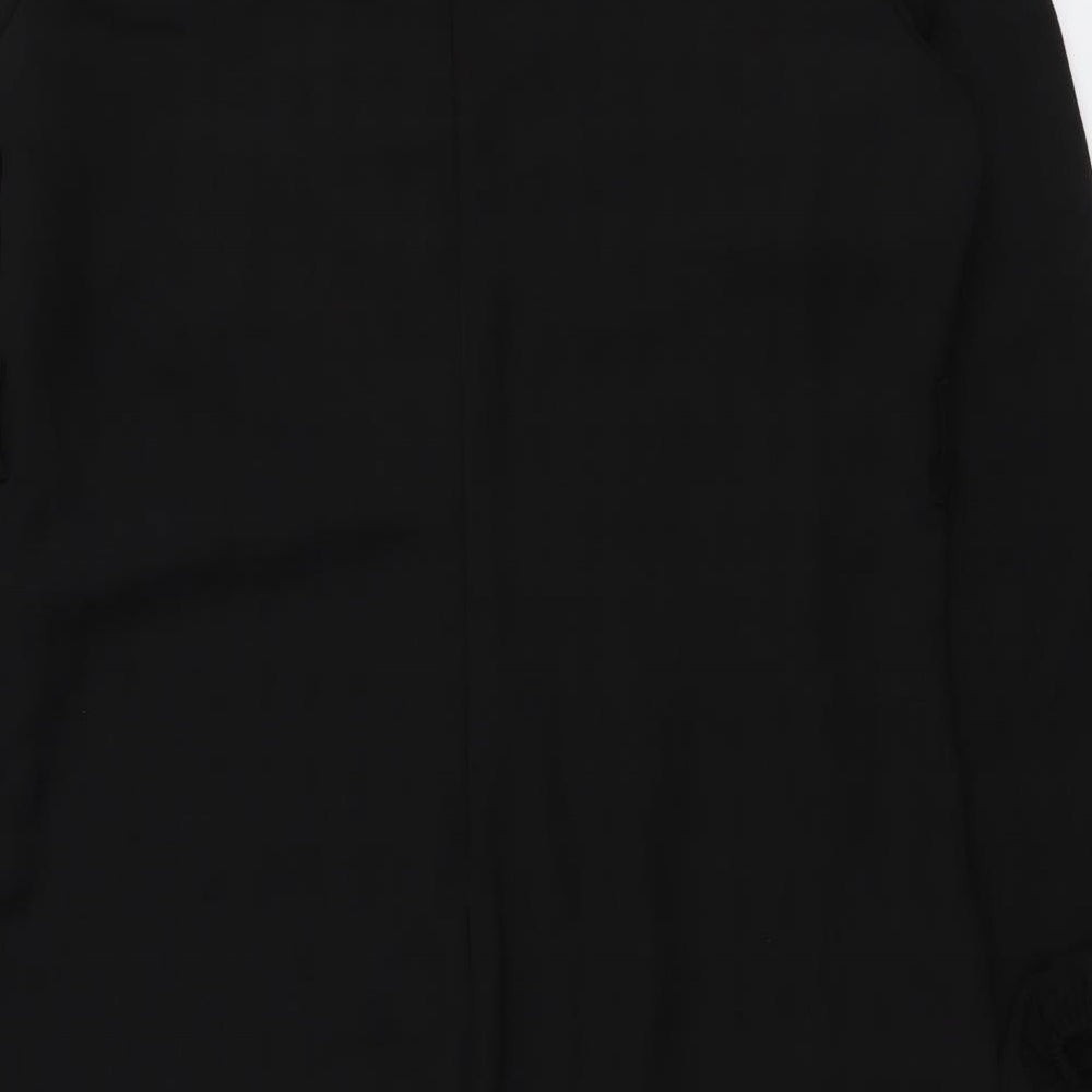 Selected Womens Playsuit One-Piece Size 12 UK '' Black Long Sleeve image 5