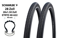 2 StüCk 28 Zoll Schwalbe Marathon 28X1.50 Performance Raceguard 40-622 Reflex