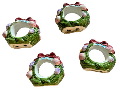 Easter Holiday Napkin Rings Home Tableware Accent Bar Merc Asia 1999 Vintage