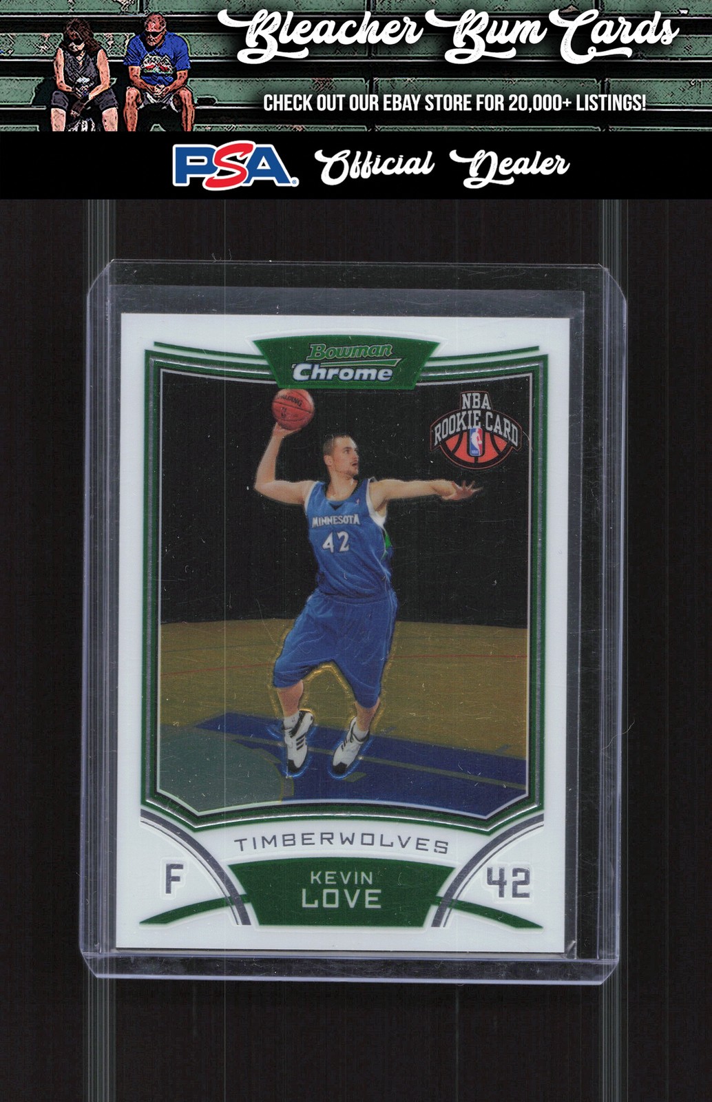 2008-09 Bowman 115 Kevin Love Chrome Rookie