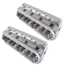 For Ford SB V8 2* Cylinder Head Cast Aluminum Assembled 2.02 in + 1.60 in Valves