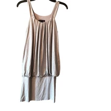 Twenty One Silver Metallic Mini Dress Sleeveless Party Cocktail Size S