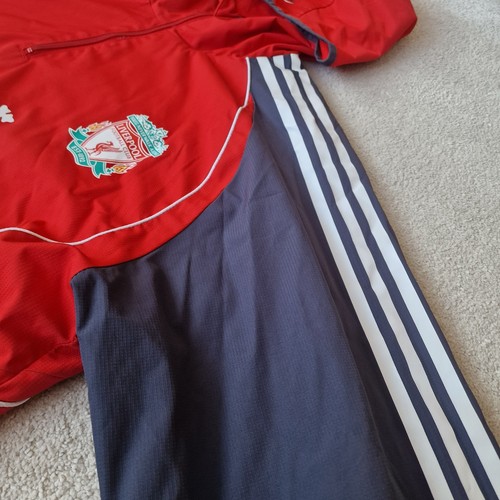 2006 Vintage Adidas Liverpool Jacket Football Track Top Hooded Mens Large Y2K - Picture 3 of 15