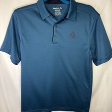 Reebok Performance Polo Mens Shirt Size Small Moisture Management Dri-fit