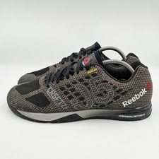 Reebok CrossFit Nano 5 Training Shoes Mens UK 9 Kevlar Black Red Workout 