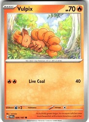 Vulpix 026/167 Twilight Masquerade Common