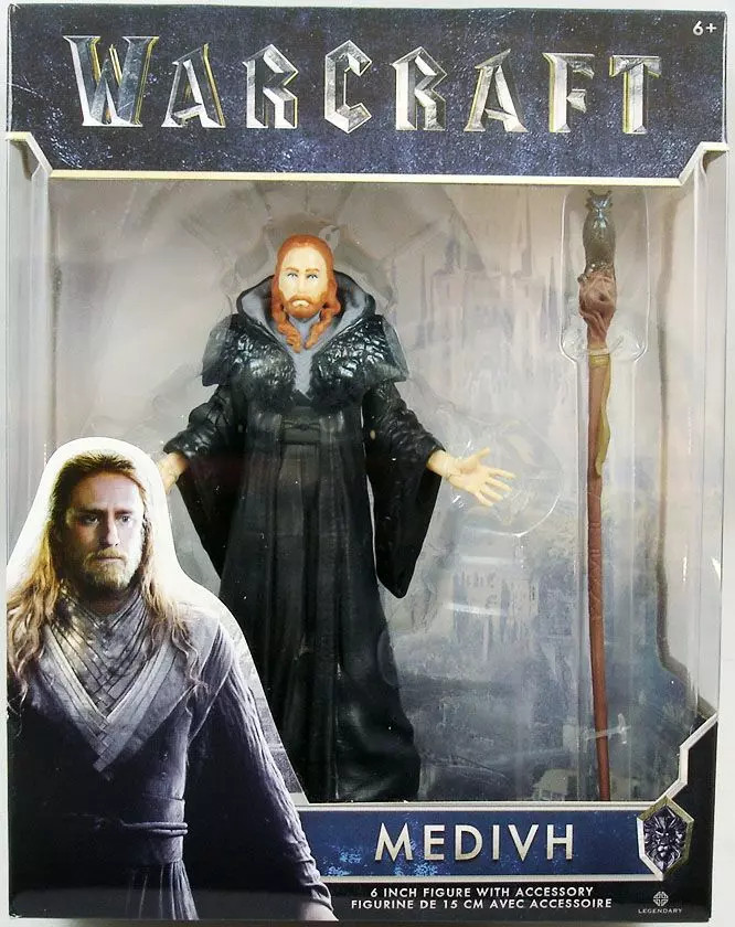 Figurine Medivh Warcraft 16cm Jakks Pacific idée cadeau pour anniversaire de passionné