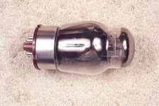 One, Tung Sol USA 6550, solid black plate, 1958, KT-88 eq