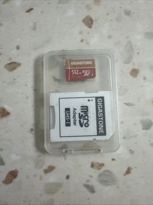 Gigastone 512GB A1 - SDXC Memory Card - (GS-2IN1666XU3V30A1-512GB-R)