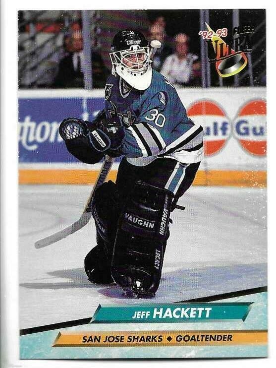 JEFF HACKETT 1992-93 FLEER ULTRA CARD NEAR MINT CONDITION