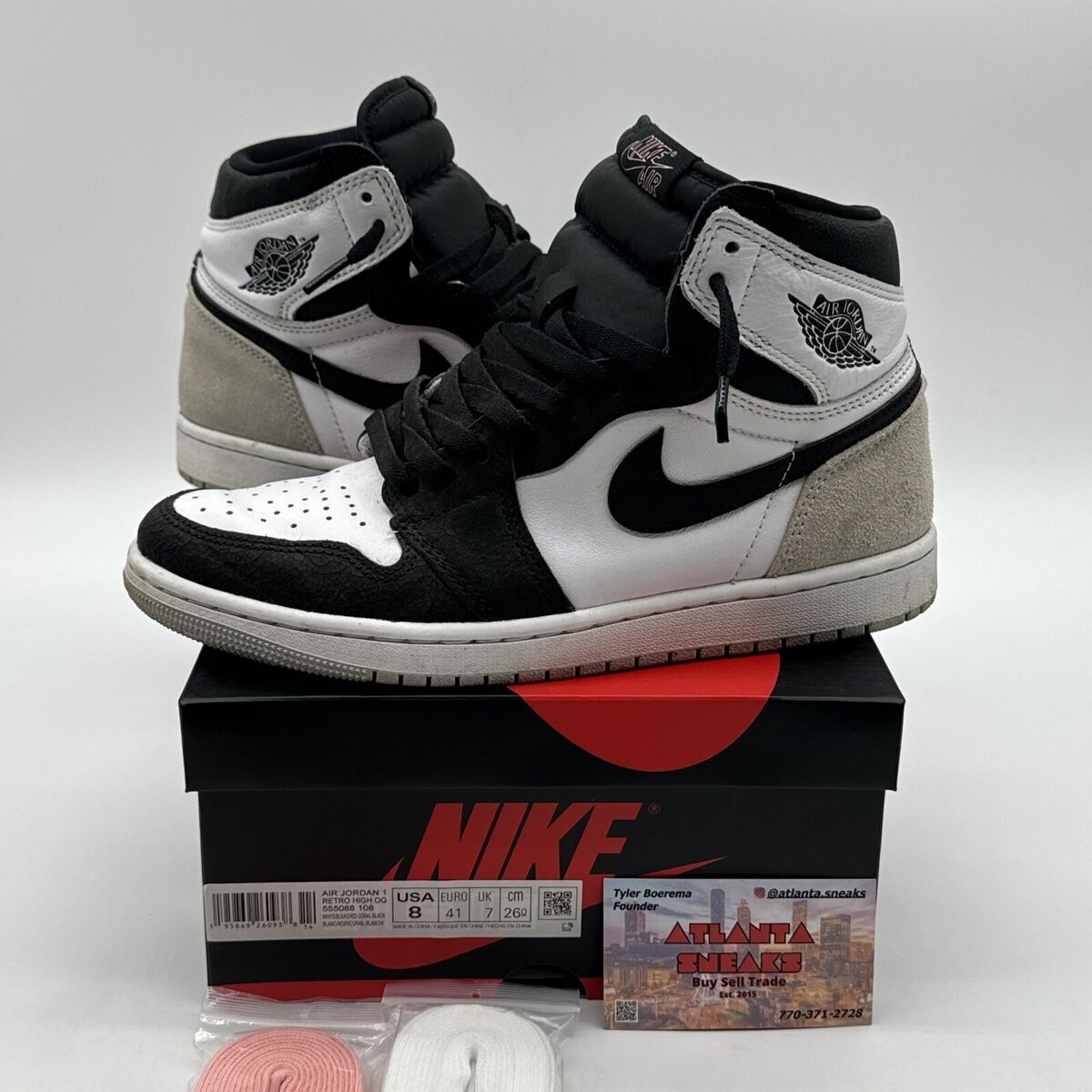 Size 8 - Jordan 1 Retro OG High Stage Haze Nice Suede Size 8 - Jordan 1 Retro OG High Stage Haze Nice Suede