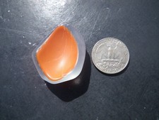 Sea Glass, Single Thick Orange