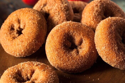 2 Dozen APPLE CIDER DONUT Scented Handmade Drop Candle Wax Tarts Melts