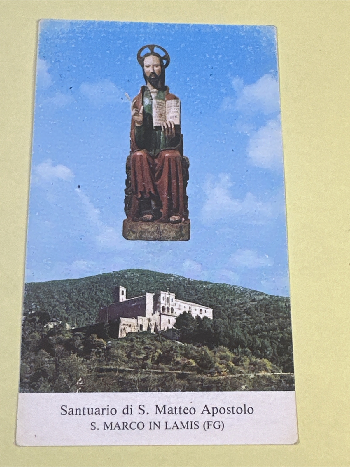 SANTUARIO SAN MATTEO APOSTOLO - Santino - Holy Card - immagine sacra