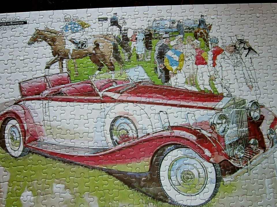 Puzzle Ken Dallison Elegant Classics Rolls Royce Phantom lll Roadster 500+ Pc - Image 2 of 4