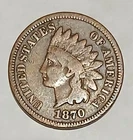 1870 INDIAN HEAD CENT (VERY GOOD PLUS DETAILS) (YOU GRADE)