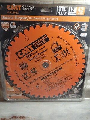 cmt #p12042 general purpose hi-density carbide 12'' 42 teeth