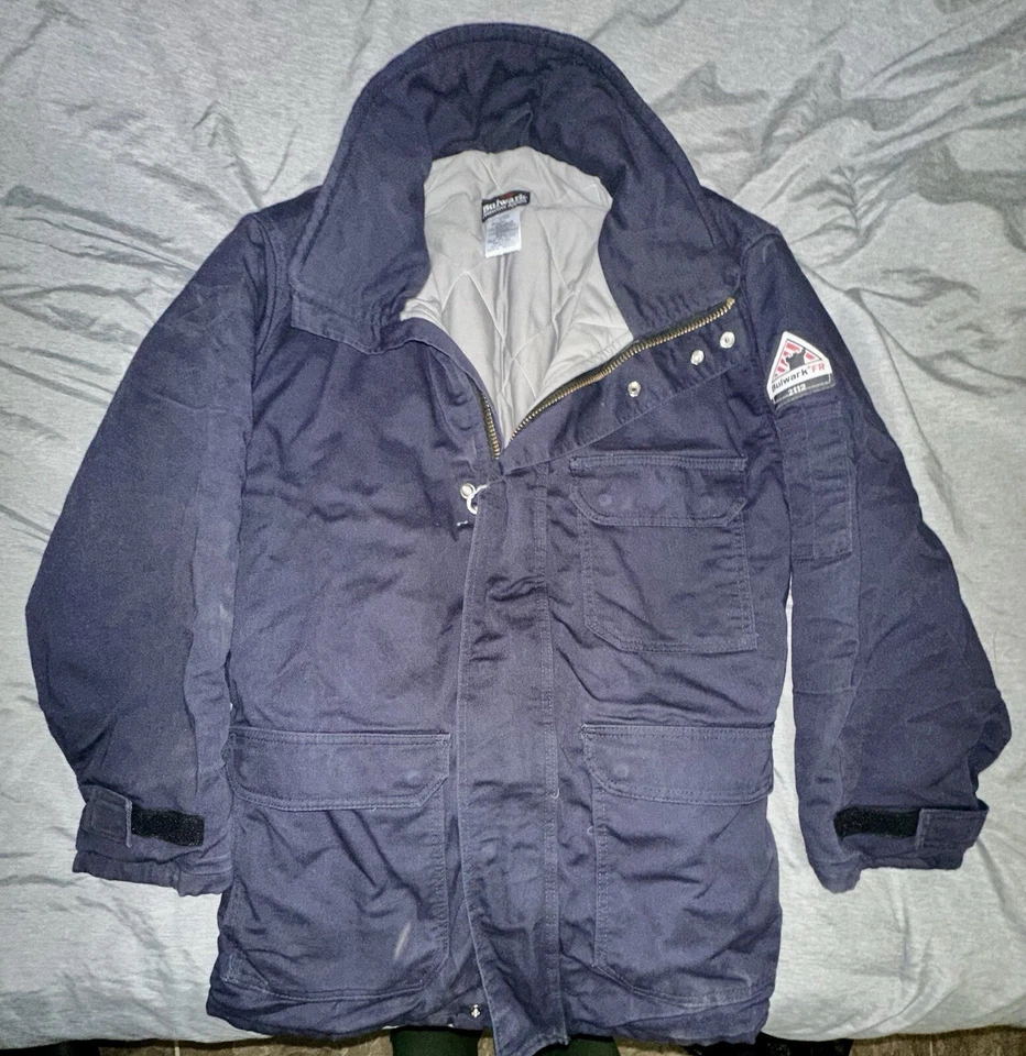 MENS FIRE RESISTANT PARKA (LARGE) - Image 2 of 2