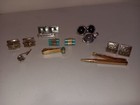 Lot Of Men’s Cufflinks And Tie Bars/Clasps -Swank, Pioneer — photo 1