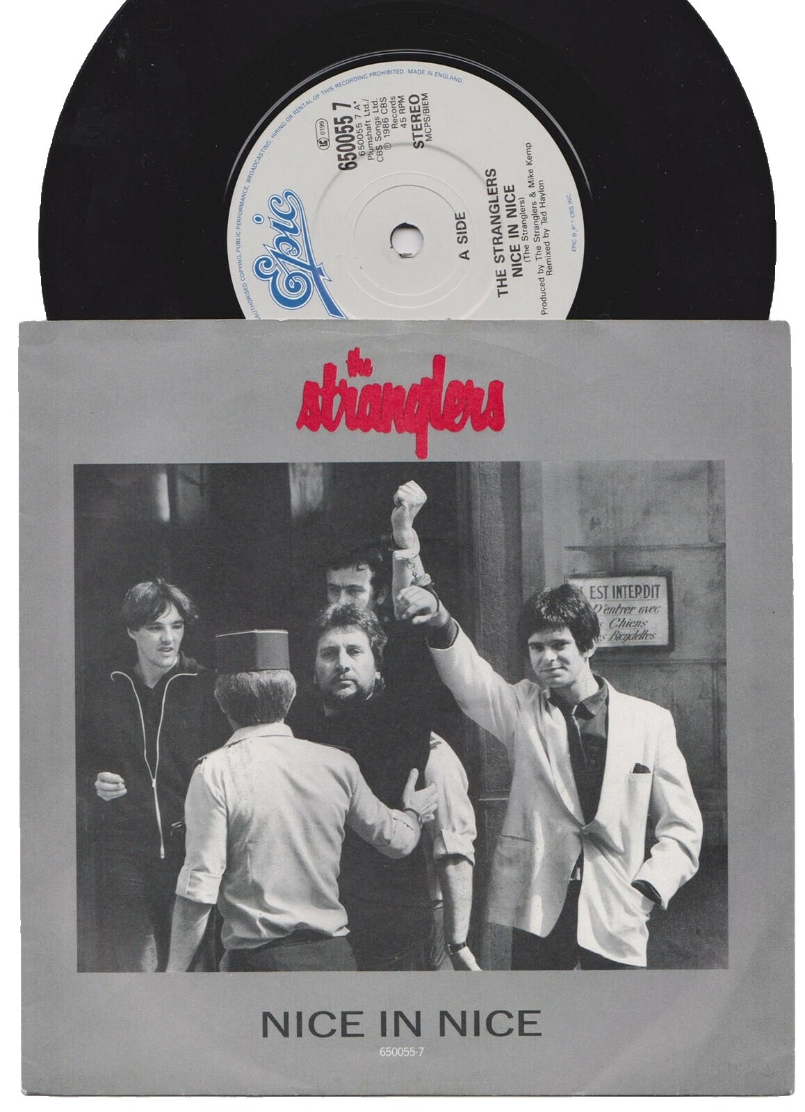 The Stranglers Rock Velocidad de 45 RPM Discos de Vinilo