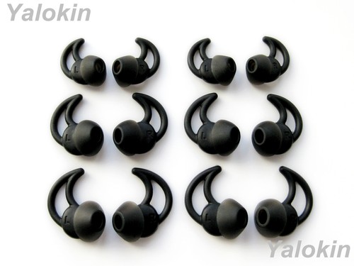 12pcs: 6 Pairs S/M/L(B) Earbuds buds Eartips Ear tips for SoundSport Wireless - Picture 3 of 11