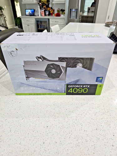 MSI GeForce RTX 4090 SUPRIM LIQUID X 24GB GDDR6X Graphics Card "No Video Signal"