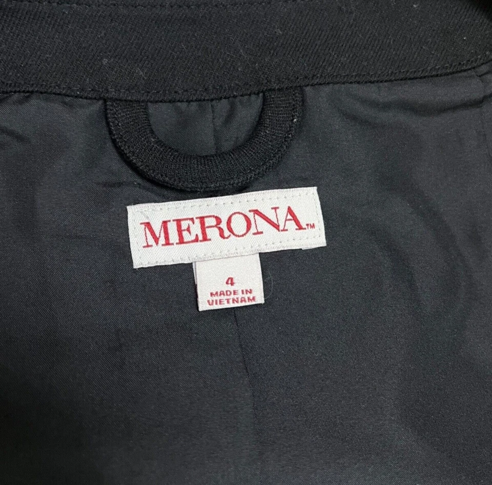 MERONA Womens Black Lined Long Vest 4 - Image 4 of 4