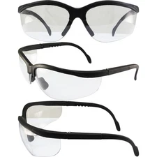 BLUE MOON SAFETY GLASSES SUNGLASSES GLOBAL VISION CLEAR LENS ANSI Z87.1+