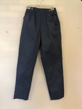 Vintage 70s Lady In Waiting Maternity Pants Navy Blue Size 10 Expandable NOS