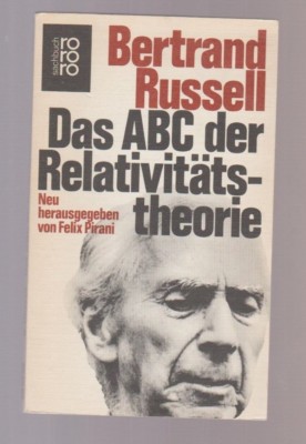 vinatge DAS ABC der RELATIVITATSTHEORIE, Bertrand Russell, Paperback, 1972
