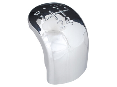 5/6 Vitesses Pommeau De Levier De Vitesse Couvercle Supérieur Badge Emblème Levier Capuchon Capuchon Pour Ford Pour Fiesta Pour Focus ST 2012-2015 1793439 (couleur : Argent 6 Vitesses