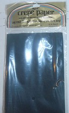 C.A. Reed Black Flame Resistant Crepe Paper , 20" x 90", BRAND NEW SEALED