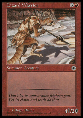 Magic the Gathering MTG Lizard Warrior (139) Portal   LP