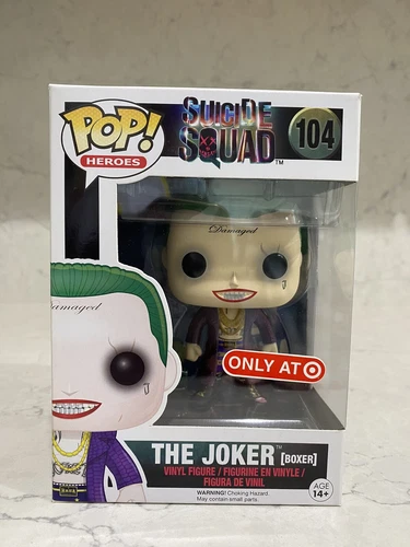 Funko POP! Suicide Squad - THE JOKER (Boxer) #104 Target Exclusive NEW!