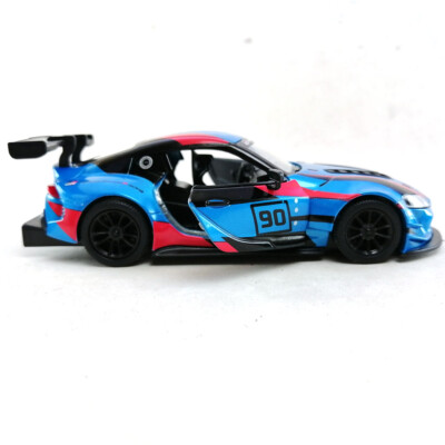 TOYOTA GR Supra Racing Concept with Print Die-Cast Model Car