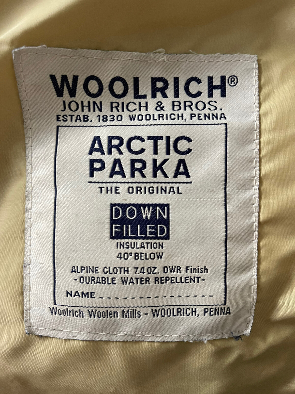 Woolrich ARCTIC PARKA Herren Gr. XL eBay