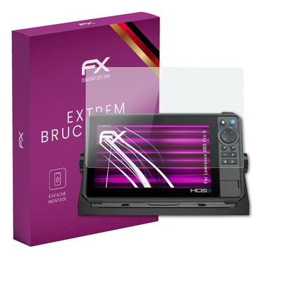 atFoliX Glasfolie für Lowrance HDS Pro 9 Displayfolie 9H Schutzpanzer