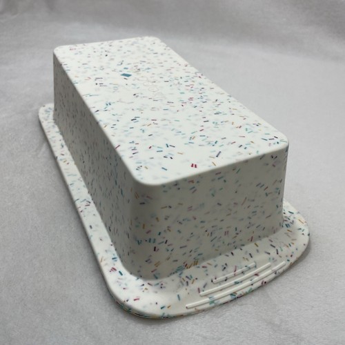 Trudeau White Confetti Silicone Loaf Pan Multicolor Baking Pan - Picture 5 of 9