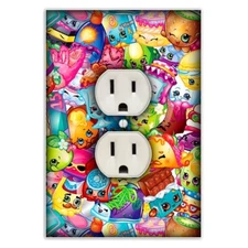 Shopkins Decorative Duplex Outlet Light Switch Cover Wall Plate