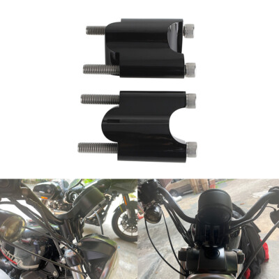 For Harley XL1200X Forty-Eight 2'' Riser 1'' Handlebar Riser Block Extension Kit