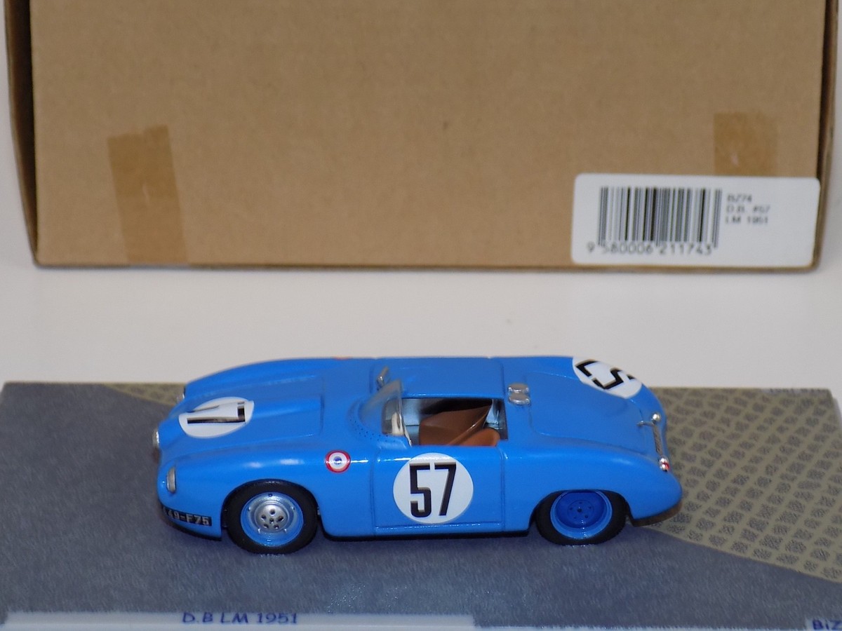 Panhard DB HBR 1954 1/43 Bizarre 1954 No.57 Bonnet Bayol 10ter Platz Le